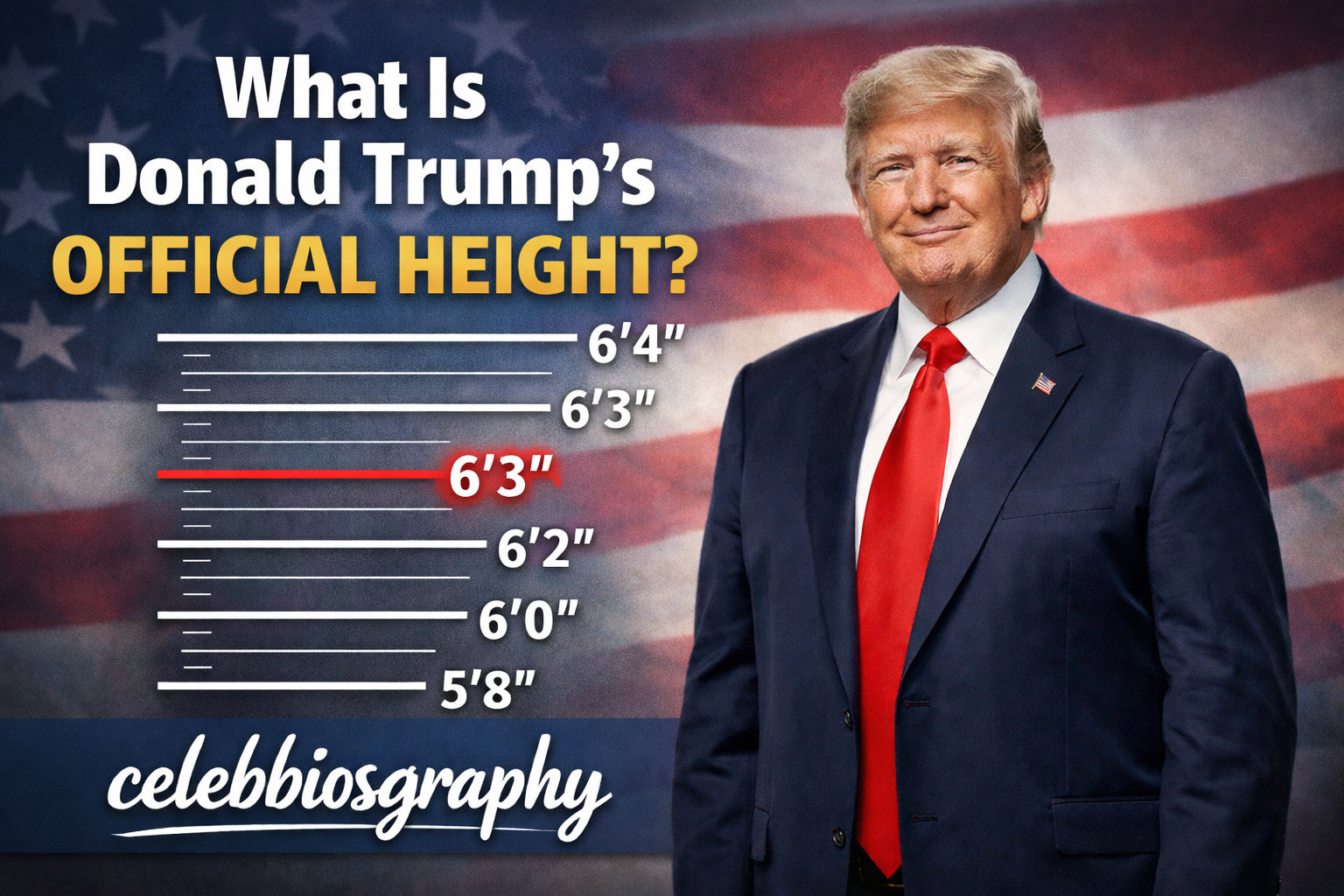 What Is Donald Trump’s Official Height?