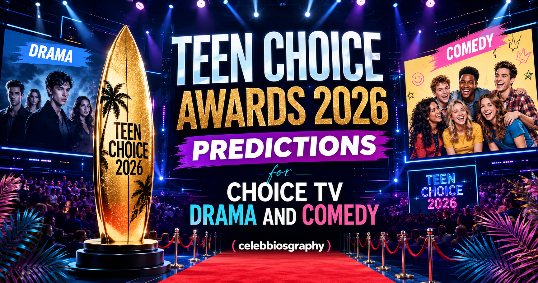 Teen Choice Awards 2026 Predictions for Choice TV Drama and Comedy