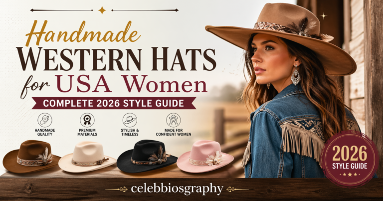 Handmade Western hats for USA women