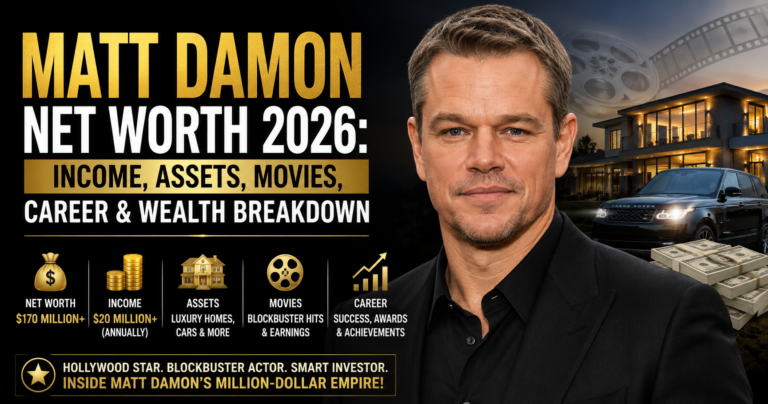 Matt Damon Net Worth