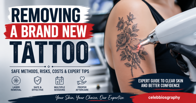 removing a brand new tattoo
